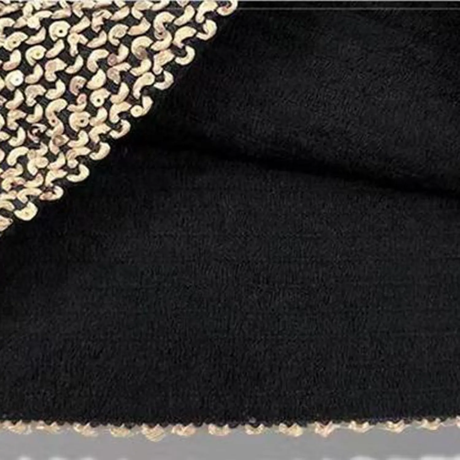 Women's Faux Fur Hem Sequin Pencil Skirt Winter High Waist Bodycon Mini Skirts Sexy Glitter Cocktail Party Skirt