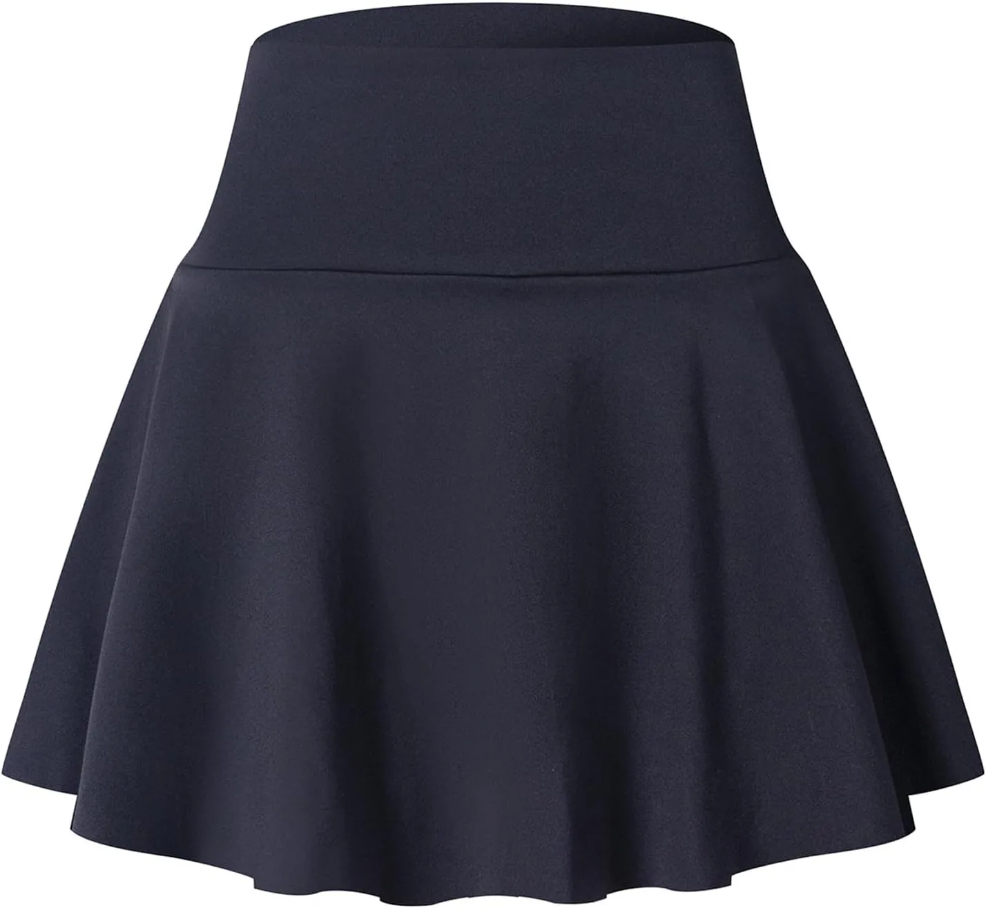 Womens Skirt for Summer Running Sports High Elastic Waist Tennis Mini Skirts with Liner Ruffle Hem Athletic Shorts